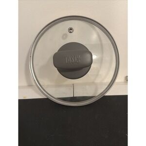 Tasty 6 1/8 Inch Replacement Tempered Glass Cooking Lid Grey Handle